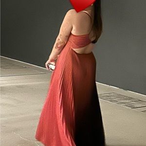 ALC Ombré Aries Silk Maxi Dress Size 12